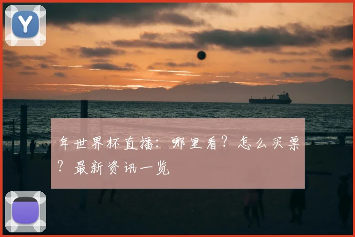 年世界杯直播：哪里看？怎么买票？最新资讯一览